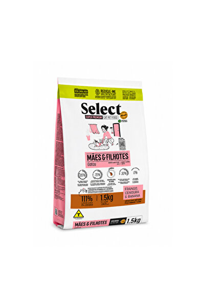 SELECT Mothers and Kittens Dry Cat Food Chicken, Carrot & Banana - 1.5kg
