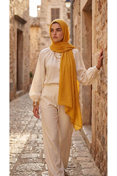 moda nokta Şal din muselină, model elegant şi modern de şal hijab, fabricat d...