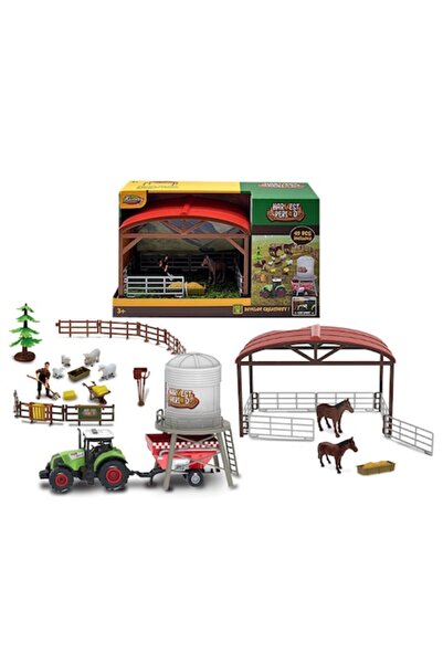 Artyk Set fermă cu tractor, 49 piese, multicolor, 3+ ani