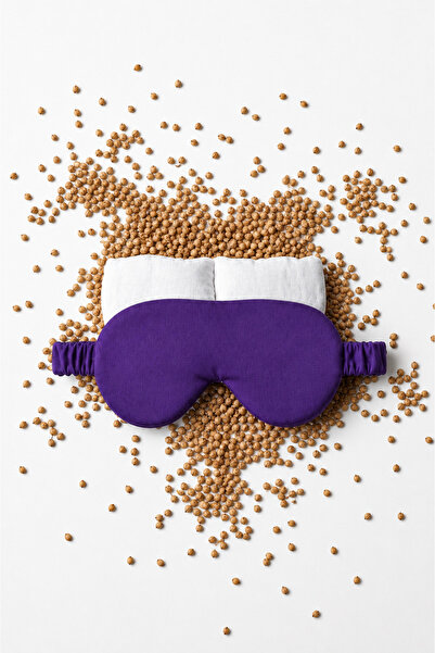 LUMA Kiraz Çekirdekli Göz Bandı Hediye Kutusu | Lavantalı Sıcak Soğuk Terapi Maskesi, Mum ve Blossom Tea Ritüel Seti