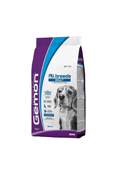 Gemon Adult All Breeds Ξηρά Τροφή για Σκύλους με Τόνο & Ρύζι 3kg