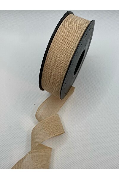 Öztürk Tuhafiye Linen Nopeli Ribbon. 2.5 cm X 20 Meters.