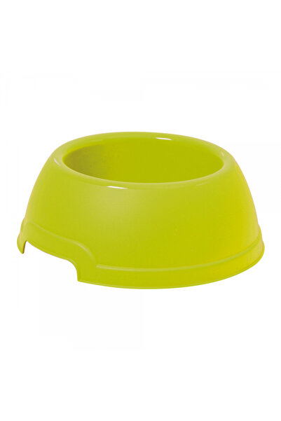 Georplast Lucky Anti-Slip Pet Bowl M Round Feeding Dish for Dogs & Cats (Lime...