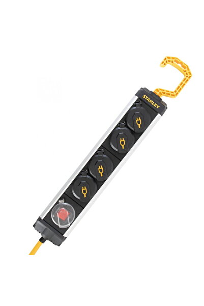 Other STANLEY prelungitor 4 prize, intrerupator, cu carlig, IP44, 5 m, H07RNF...