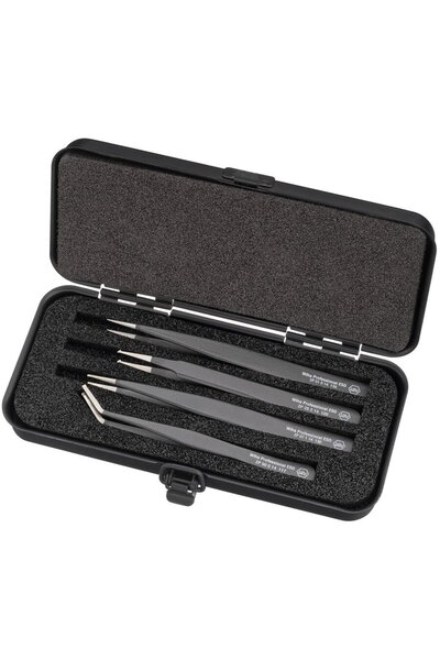 wiha Set pensete Professional ESD, Wiha, Otel, Negru