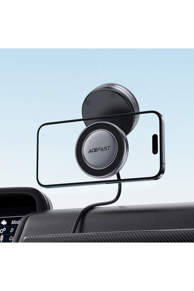 Acefast E30 Magnetic Phone Holder with Electric Suction Cup, Automatic Pressure Control, Dashboard, Windshield & Desktop Mount for Smartphones