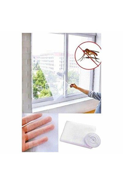 abnturk 150x130cm Çift Kanat Pencere Sinekliği Cırt Bantlı Tül Sineklik Prati...