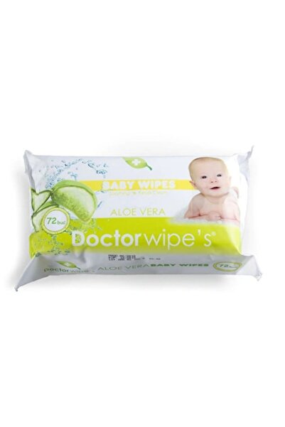 DOCTOR WIPES Νερομάντηλα Αλόης Βέρα της DOCTOR WIPE, 72 Τεμάχια/Συσκευασία
