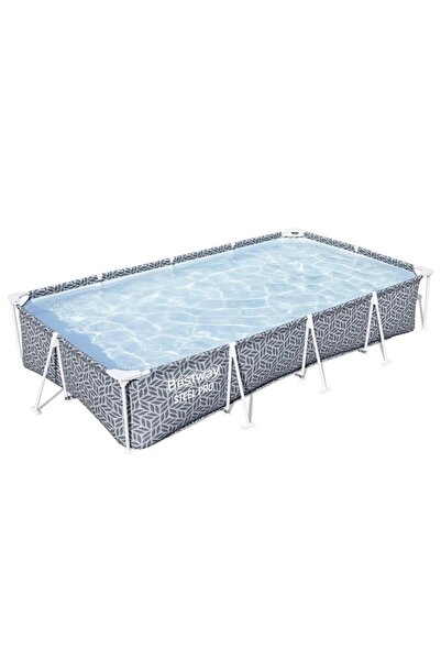 BESTWAY Piscina Supraterana cu Cadru Metalic Bestway, Dreptunghiulara, 366x20...