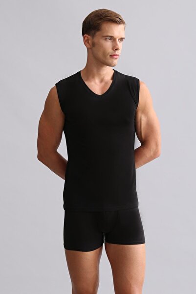 Aytuğ&Mısırlı Egyptian Modal by Tencel Hercules Slim Fit V-Neck Sports Athlet...
