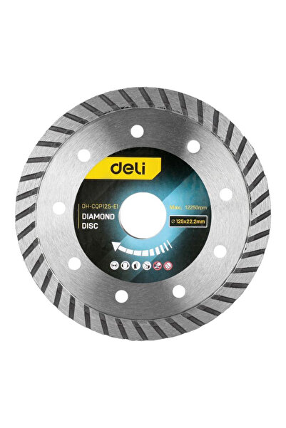Deli δίσκος κοπής διαμαντέ DH-CQP125-E1, δομικών υλικών, 125mm, 12250rpm