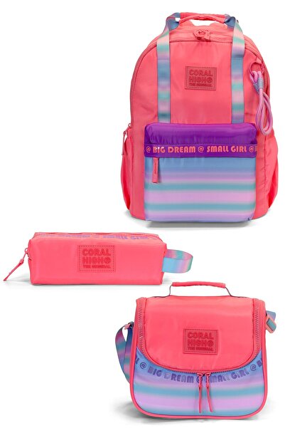 Coral High Σετ σχολικής τσάντας Mercan 3 τεμαχίων SET0124428