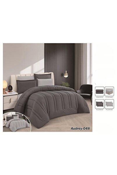 ALMIAAD Summer Plain Double-Sided Full Filling Royal 6-Piece Bedspread Set Co...