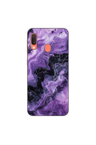 OEM Калъф, съвместим със Samsung Galaxy A20e, силиконов гел TPU, с абстрактен...