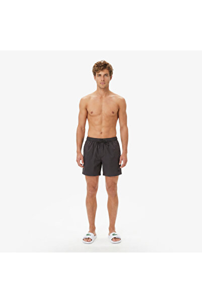 Lacoste Erkek Regular Fit Kahverengi Deniz Şortu
