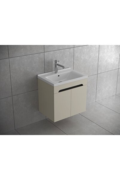 LODE Bath IRMA 70 Cm Lavabolu Alt Banyo Dolabı, Kapaklı Banyo Alt Dolabı,Sera...