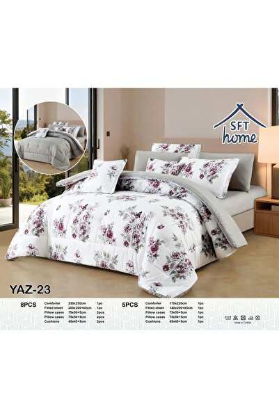 SFT Nefirin Summer Bedspread - 8 Pieces - Soft Microfiber - Ventilated - 250X230