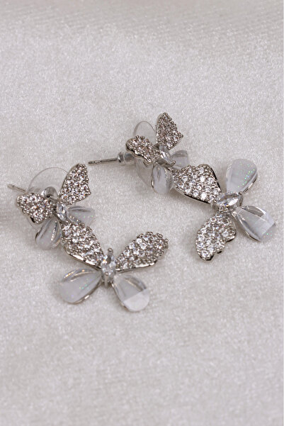 Süspüs Accessories Celeste Silver Earrings