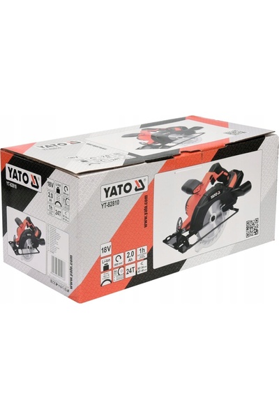 VOREL by YATO YATO YT-82810 Ferăstrău circular cu acumulator 165mm 18V +2Ah K...