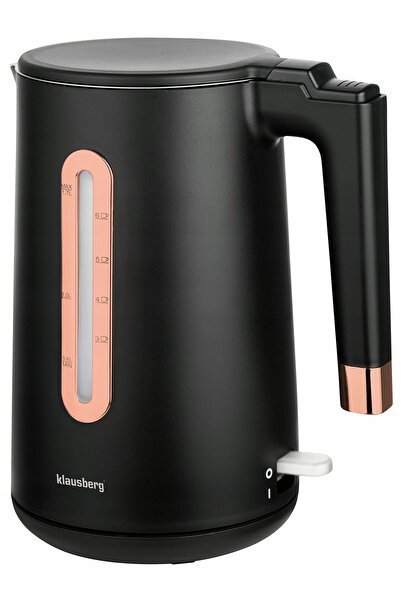 Klausberg Fierbător electric KB-7889 1.7L oțel 304 negru mat filtru 2200W