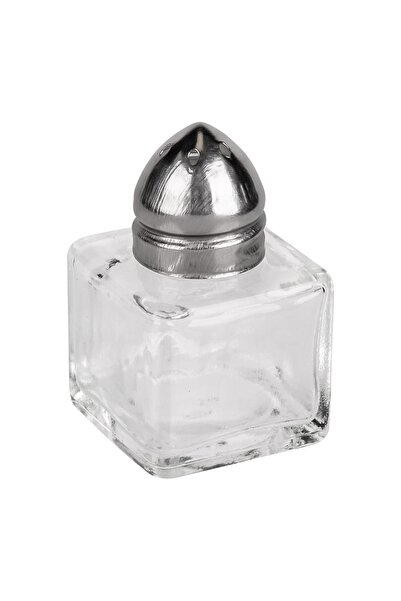 Z Store Borcan de sticlă pentru condimente cu capac metalic, 10ml