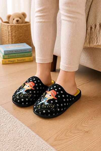 Monalisa Home Figured Indoor Children's Slippers with Soft Sole, Size 30