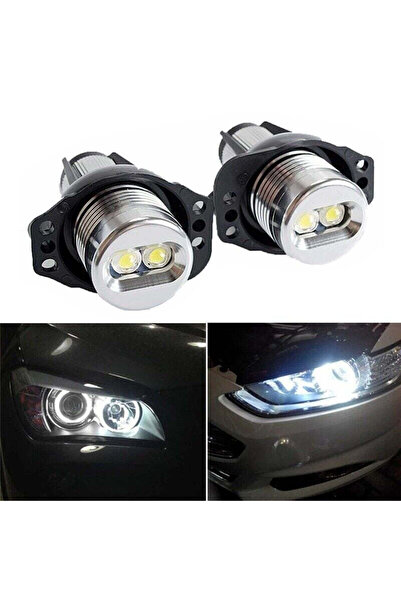 Vivendo Set 2 Becuri LED Marker Angel Eyes BMW E90 E91 Canbus 10W 12V Alb 6000K