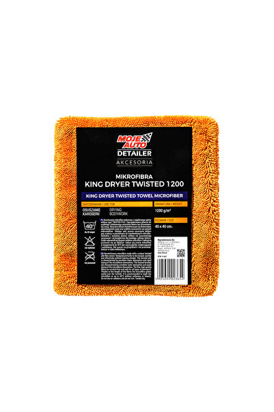 Moje Auto Prosop uscare Detailer King Dryer Twisted Towel, 40x40cm 1200GSM