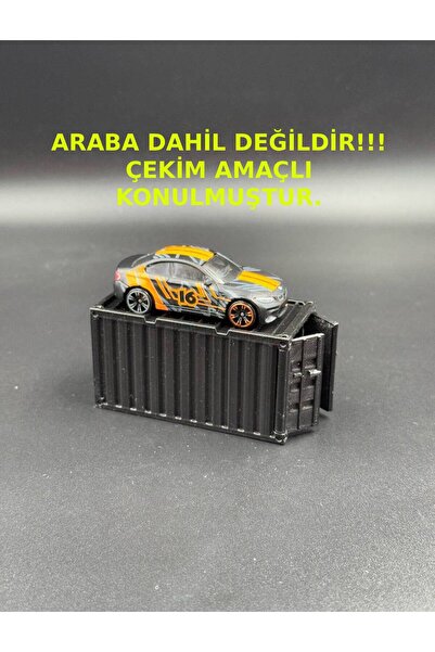 3D Atelier 1/64 Ölçekli Diecast Model Araç Sergileme Konteyneri - Diorama Gar...