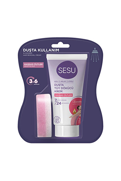 ROSSMANN Sesu Duşta Tüy Dökücü Krem Hassas Ciltler 150 ml
