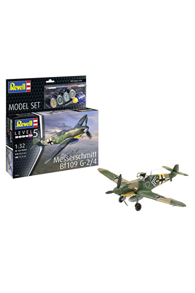 Revell Model Set Uçak Messerschmitt Bf109 G-2/4 63829