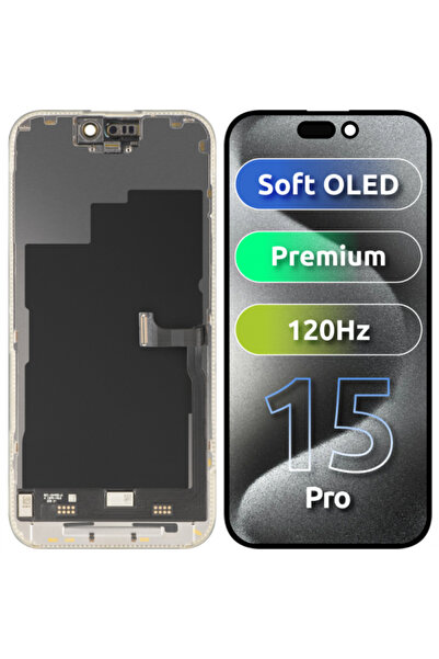 Mpelleconcept Display cu touchscreen MP compatibil cu Apple iPhone 15 Pro, cu...