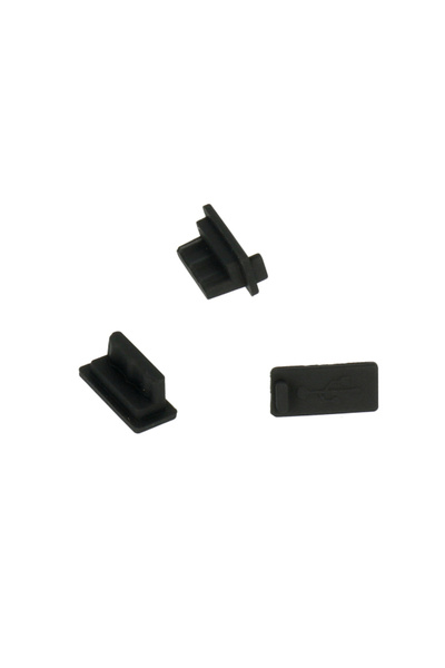 ONSG Dop Anti Praf Port Telefon ONSG, USB-A, Set 10 bucati, Negru