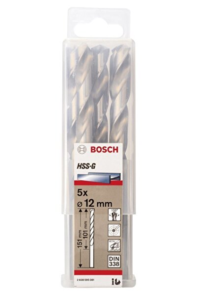 Bosch Matkap Ucu Hss G 12x151 mm 5li Paket