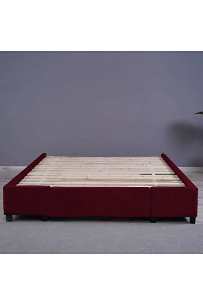 PAN HOME OLYMPIA BASE VELVET MAROON 180X200 CM