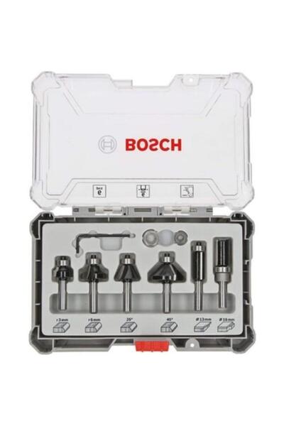 Bosch Freze Seti 6 Parça Karışık 8 mm (Pro) 2607017469