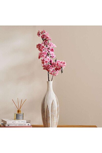 PAN HOME Oriental Cherry With 2 Branches Bunch H103cm - Pink