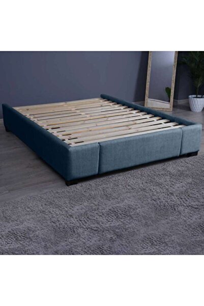 PAN HOME قاعدة أوليمبيا شانيل باللون الأزرق المخضر 160x200 سم