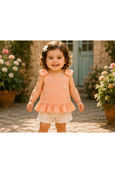 Cortigiani Girls Top S/L, 18M