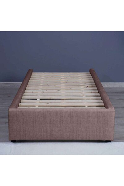 PAN HOME قاعدة سرير جاليا شانيل وردي 120×200 سم