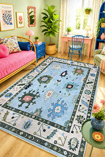 Chilai Home Geld Makinede Yıkanabilir Kaymaz Taban Leke Tutmaz Dijital Salon ...