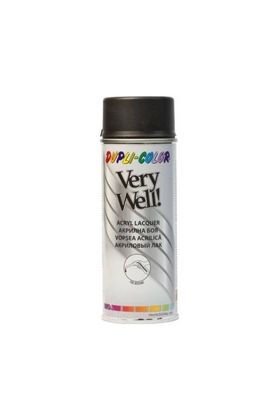 OEM Decorative acrylic spray paint Matte black 400ml