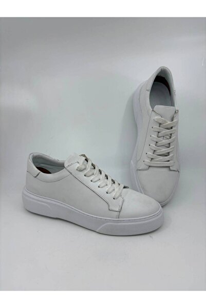 Papuccu White Napa Men's Leather Shoes
