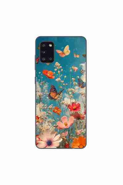 OEM Husa compatibila cu Samsung Galaxy A31 Silicon Gel Tpu Model Flori si Flu...