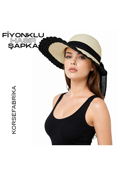 korsefabrika trend mood store Stylish and Functional Bowknot Straw Weave Beac...