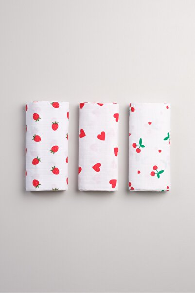 Bondberro Multi-Purpose Muslin Cover & Blanket Set of 3 100% Cotton Oeko-Tex ...