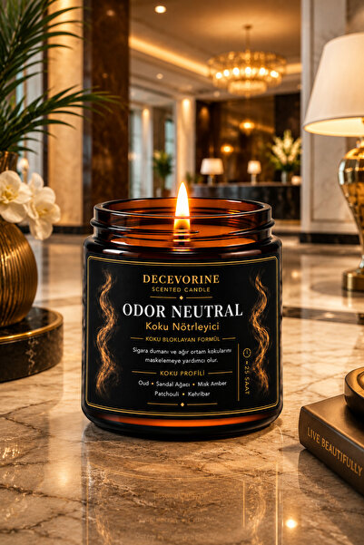 Decevorine ODOR NEUTRAL | Koku Nötrleyici Kokulu Mum – Sigara Dumanı ve Ağır ...