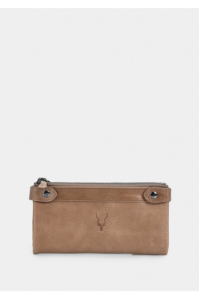 Carrera Gray Car004 Gray Genuine Leather Wallet