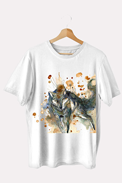 iLovePrints Μπλούζα Animal Λύκος