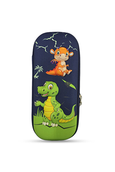 Cocobee Dino Baby Pencil Case With Internal Mesh Pocket, Sturdy Build, Zipper...